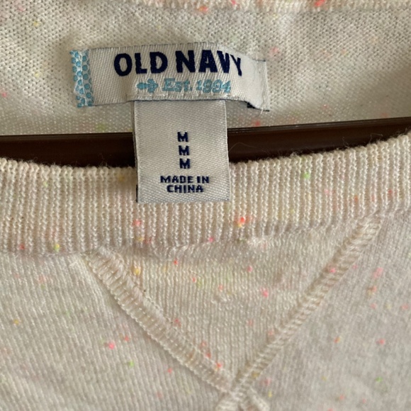 Old Navy duo Sweater & T-shirt combo, speckles sz M - Picture 3 of 10